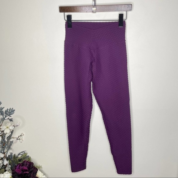 BOOTY BY BRABANTS Croco Skin Leggings Acai {3F46} - Picture 2 of 6